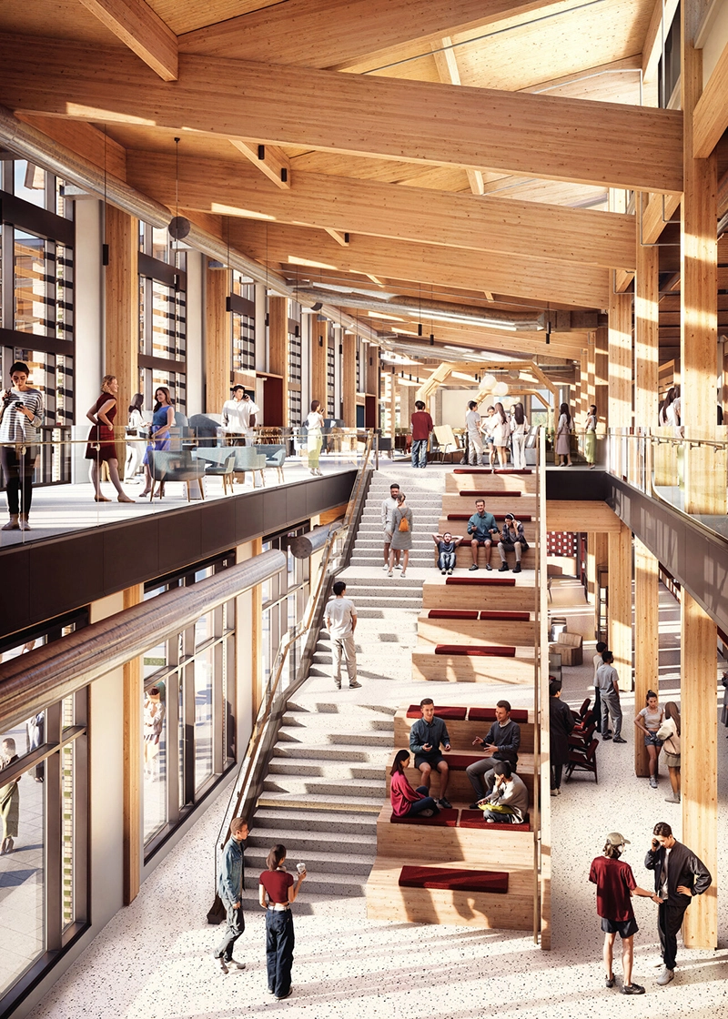 Generated rendering of interior